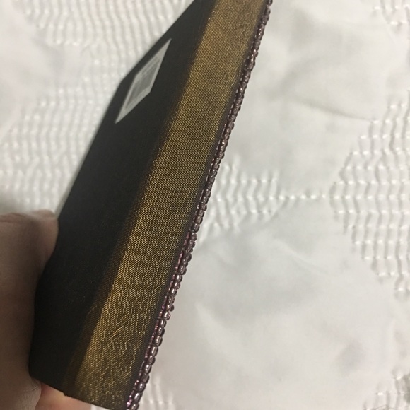 Tortoise Shell Notebook/Diary Beaded w/Silk - Picture 6 of 8